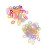 50 Pcs Chain Link Colorful Detachable Acrylic Open Chain Link DIY Jewelry Making Chain Buckle Decora