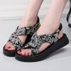 Beautiful platform sandals women's summer skirt new Chinese casual sandals