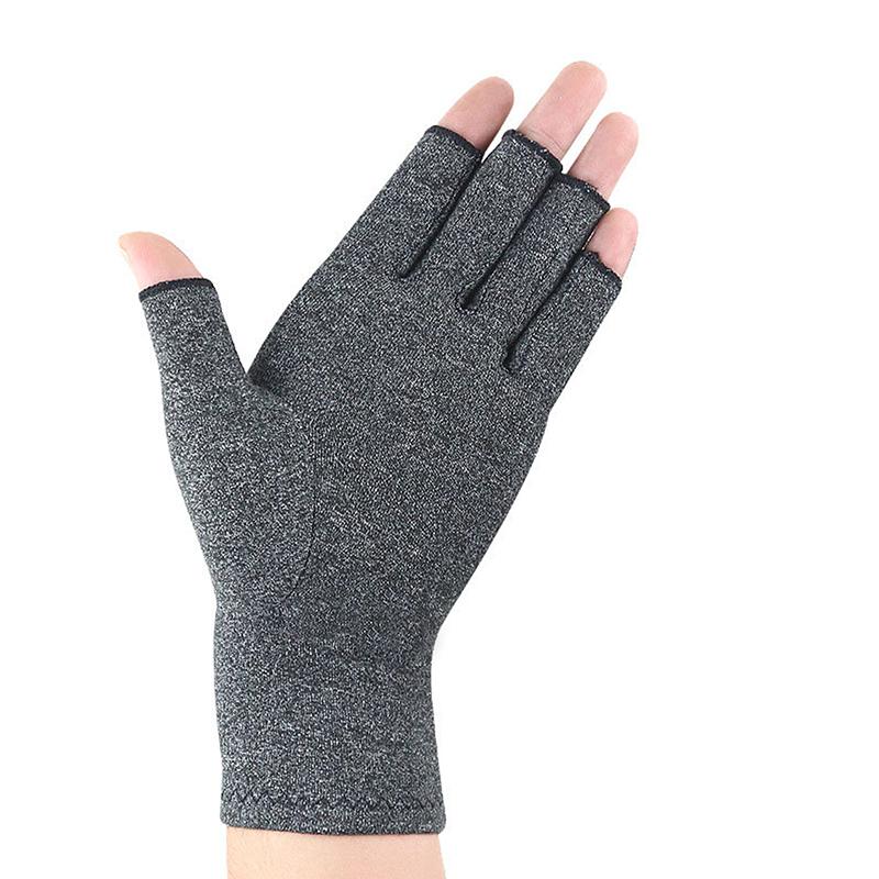 Arhtitis Gloves Men Women Therapy Compression Gloves Hand Arthritis Joint Pain Relief Health Care Half-Finger Wrist Gloves