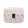 Large Portable Oxford Cloth Foldable Toiletry Bag with Hook for Travel and Business