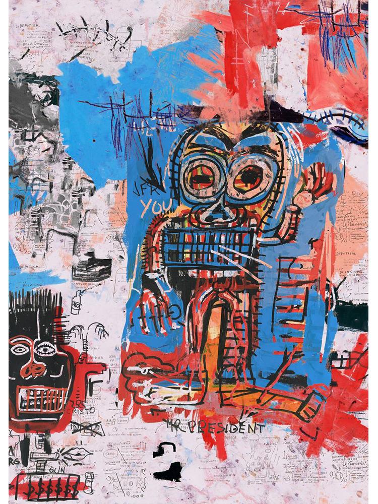 Abstract Style Painting Poster Canvas Painting Vintage Wall Art Picture For Modern Family Bedroom Decoration