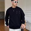 MM6 Maison Margiela European Niche Trendy Logo Loose Cotton Terry Sweatshirt