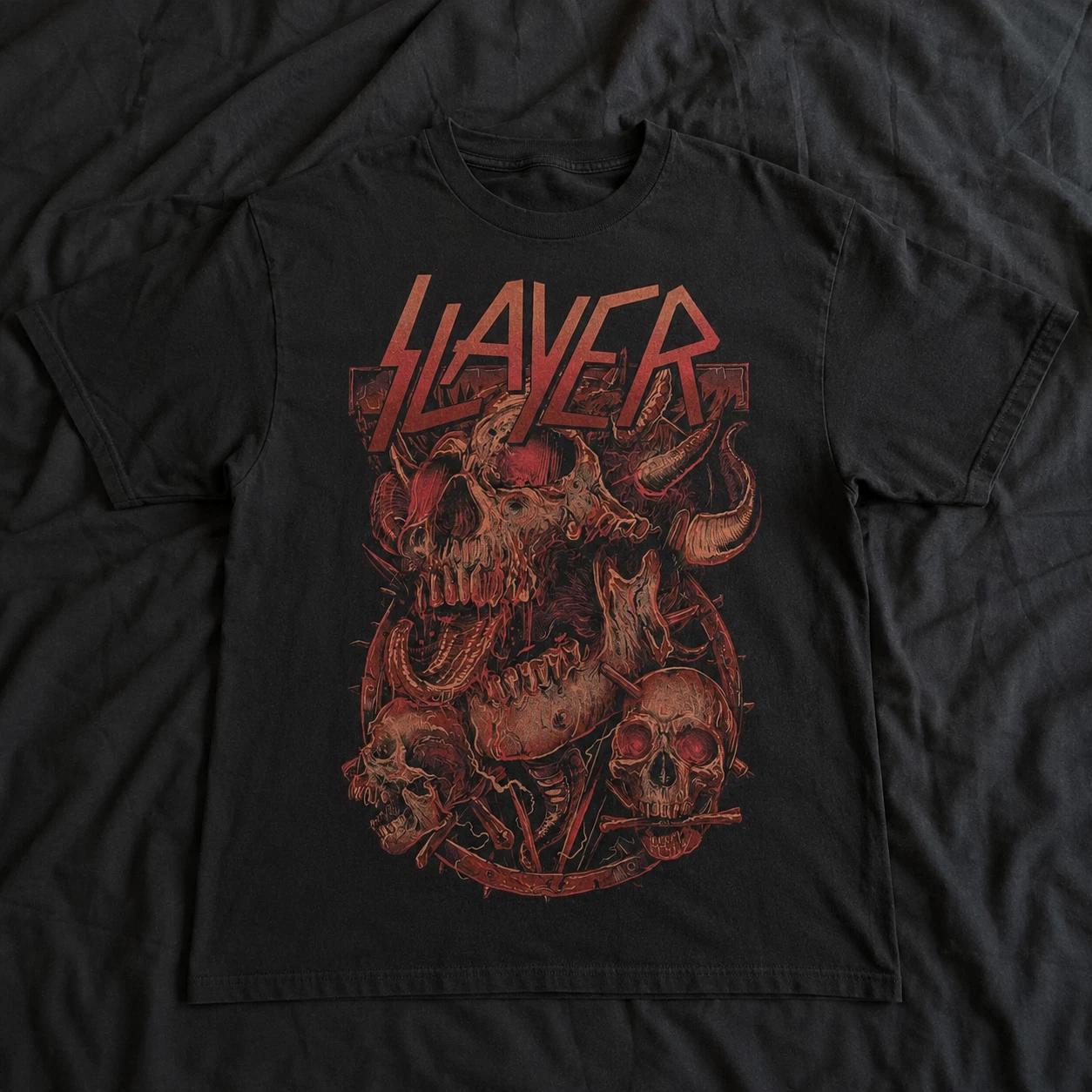 SLAYER Heavyweight T-Shirt 220 GSM | Men’s Women’s Premium Regular 100% Cotton S
