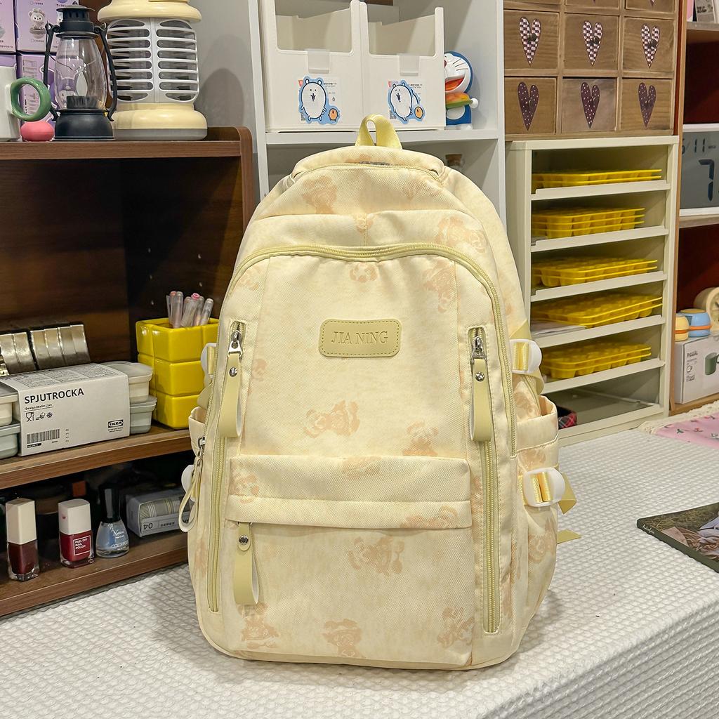 Schoolbag Fresh Sea Salt Blue Youth Vitality Primary and Secondary School Students Grades 1-9 Backpack High Value Multi-compartment Design Backpack