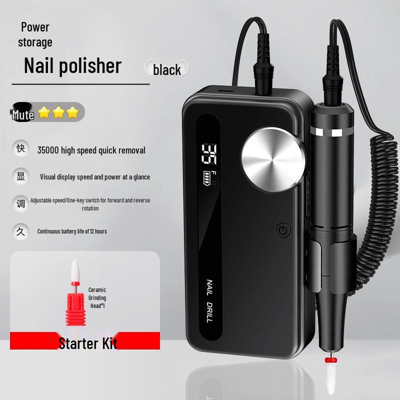 

Акумуляторна високошвидкісна електрична пилка для нігтів та полірувальник