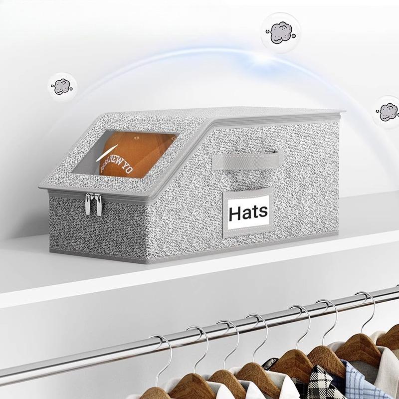 Large Capacity Nesting Storage Bag Multi-Purpose Hat Organizer Stackable Baseball Cap Holder for Home Use