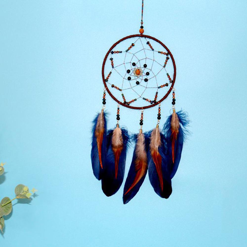 Cacciatori di Sogni Albero della Vita Cacciatore di Sogni Decorazione per la Casa Indiani Pietra Naturale Piume Cacciatore di Sogni Fatto a Mano Regalo Ornamenti da Parete
