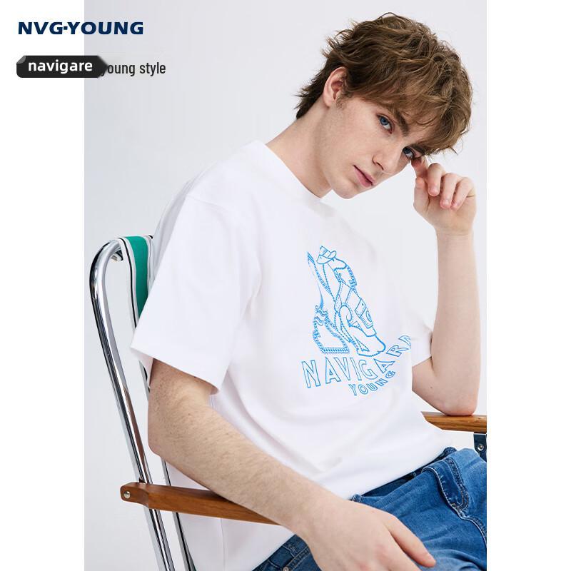 NVG·YOUNG Мужская охлаждающая футболка с итальянской парусной лодкой XL