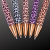 3pcs Trendy Leopard Pattern Pens - Press-on Mechanism with Vibrant Flower Film,Cute Pens Bulk, School Supplies, Creative Writing