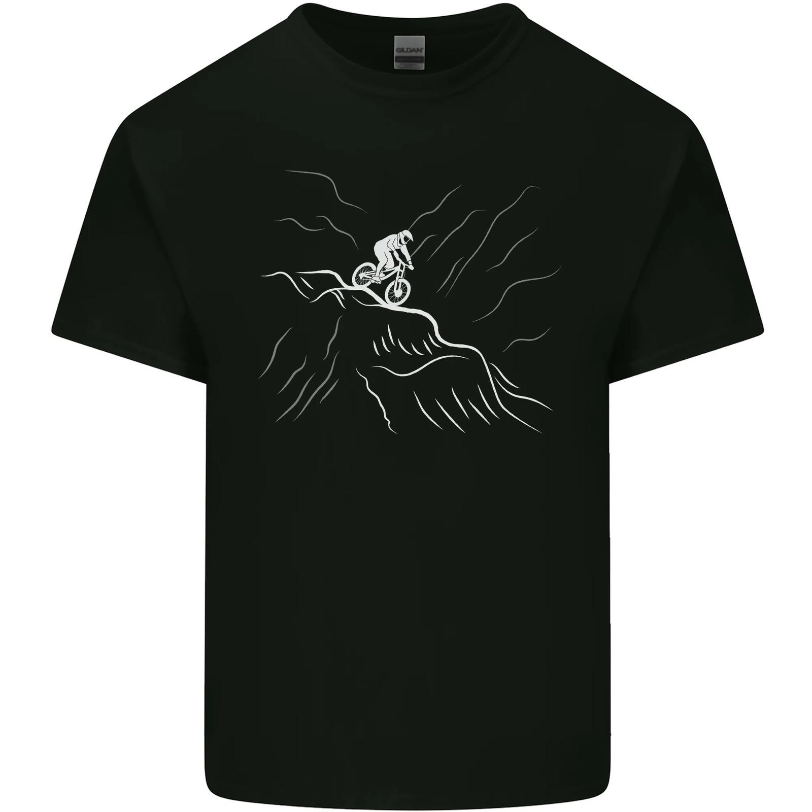 Downhill Mountain Biking Cycling Bike MTB Mens Cotton T-Shirt Tee Top 3XL