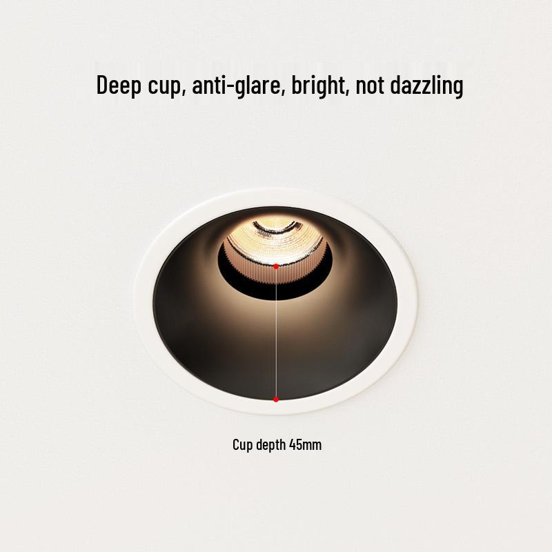 Jiandun Chuyun Full Spectrum LED Deep Anti-Glare Recessed Spotlight