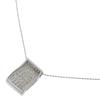 Necklace K18 White Gold/diamond 5.0g Women Used
