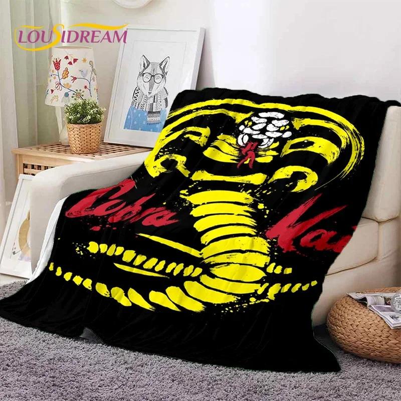 3D Cobra Kai Classics TV Amanda Karate Soft Flannel Blanket for Beds Bedroom Sofa Picnic,Throw Blanket for Cover Outdoor Leisure
