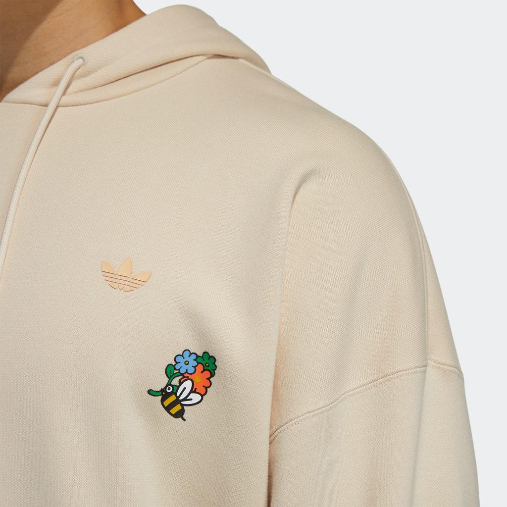 adidas Originals Sweatshirts Men's Ecru Hooded Moderate Regular HB6865