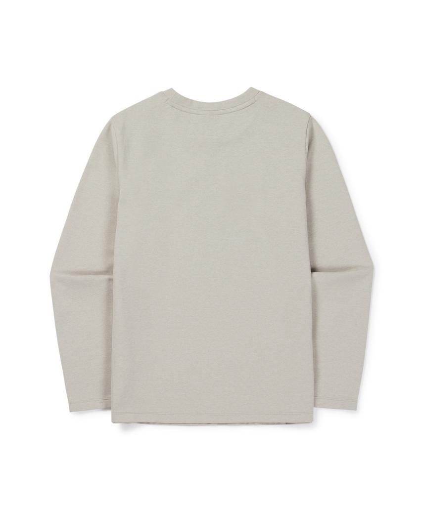 SNOWPEAK APPAREL Quick-Dry Women'S Long Sleeve T-Shirt (S26Fwftl15) Light Beige