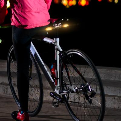 Bike Tail Light 2 Pieces LED Turn Signals Safety Lamp Waterproof Safety Light Enhances Visibility Night Riding Flashlight For
