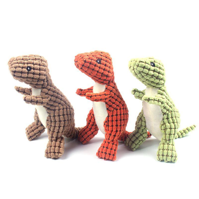 Soft And Strong Dinosaur Plush Toy Perfect For Puppies To Chew And Play