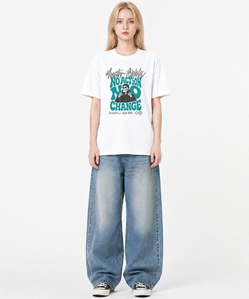 MONSTER REPUBLIC No Change Mint T-Shirt White_9163