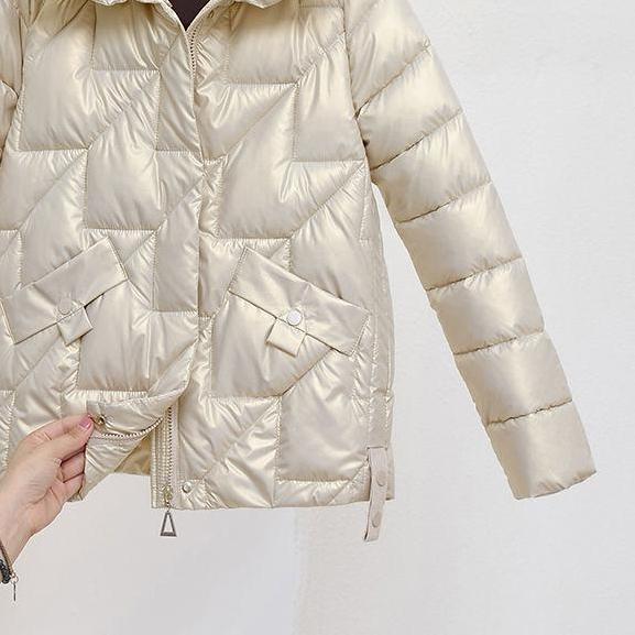 Loose Bright Face Cotton Padden Jacket Women Winter Coat Plus Size 4xl Pink Black Clothes