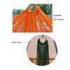 Outdoor Nylon Rope Net Bag Hammock Portable Camping Leisure Mesh Swing Multicolor with Rope