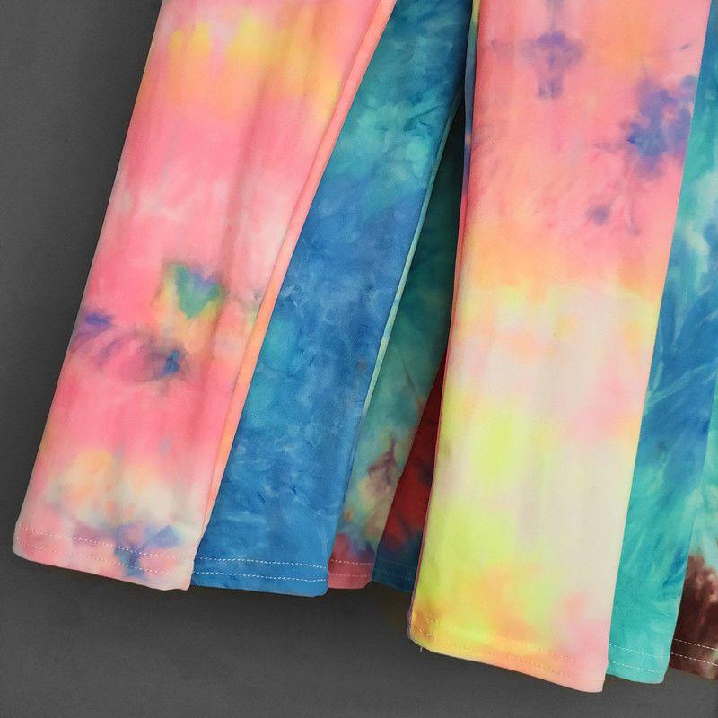 Summer Children's Leggings Are Fashionable Colorful Versatile Slim Fit Pants for Girls Comfortable and Elastic Pants