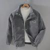 Winter New 2025 Men's Warm Corduroy Cotton Clothing Trend Simple Bread Jacket Jacket