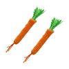 1/5pcs Cat Toy Interactive Bells Simulation Carrot Bite Resistant Self Teeth Cleaning Bite Resistant Cat Accessories