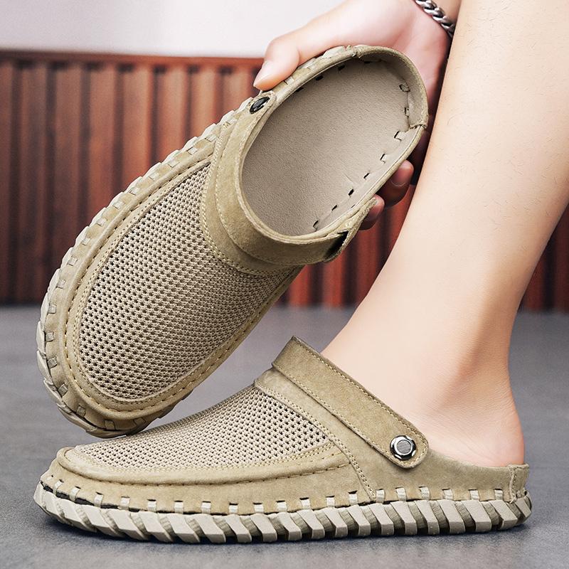 Fashion CYYTL Sandals Mens Summer Casual Shoes Outdoor Hiking Breathable Leather Beach Fashion Designer Luxury Sports Fisherman Sneakers