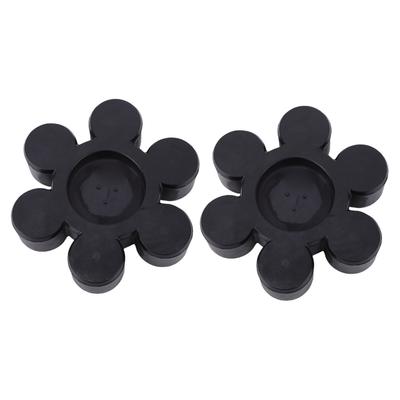 2 Stück Gummi-Kupplungen 6M6 4581J 00 00 Schwarze Farbe Ersatz für Waverunner III 650 Superjet 650 Motorwellen-Kupplung