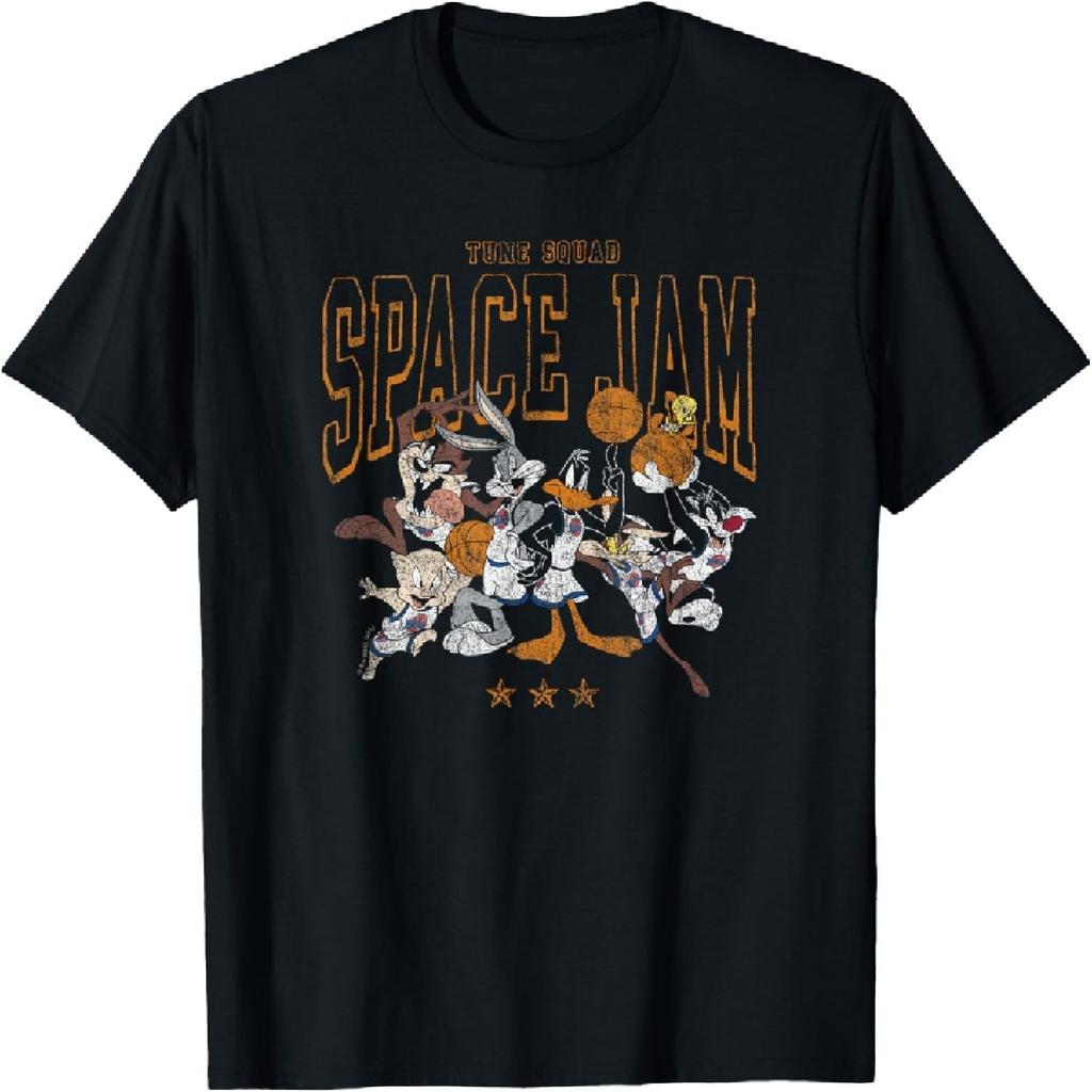 Space Jam Classic Tune Squad Distressed Poster T-Shirt