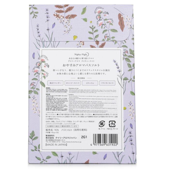 DAILY AROMA JAPAN Nighty-Night Aroma Bath Salts - Lavender, Orange Sweet, Geranium