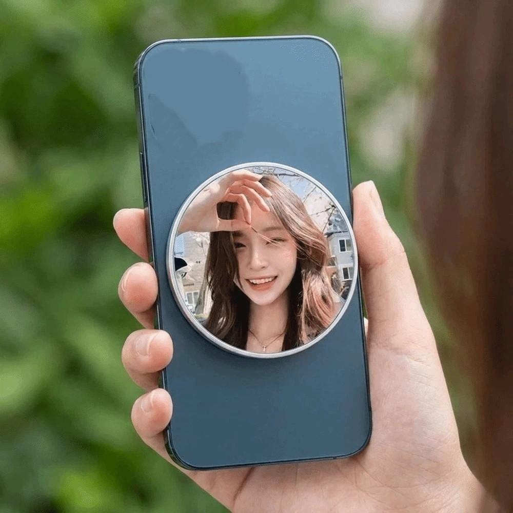 Wide-angle Lens Convex Mirror Round Group Photo Mirror Travel Reflective Mirror Video Selfie
