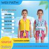 Vipass Kids' Cartoon Print Buoyancy Swimsuit and Life Jacket