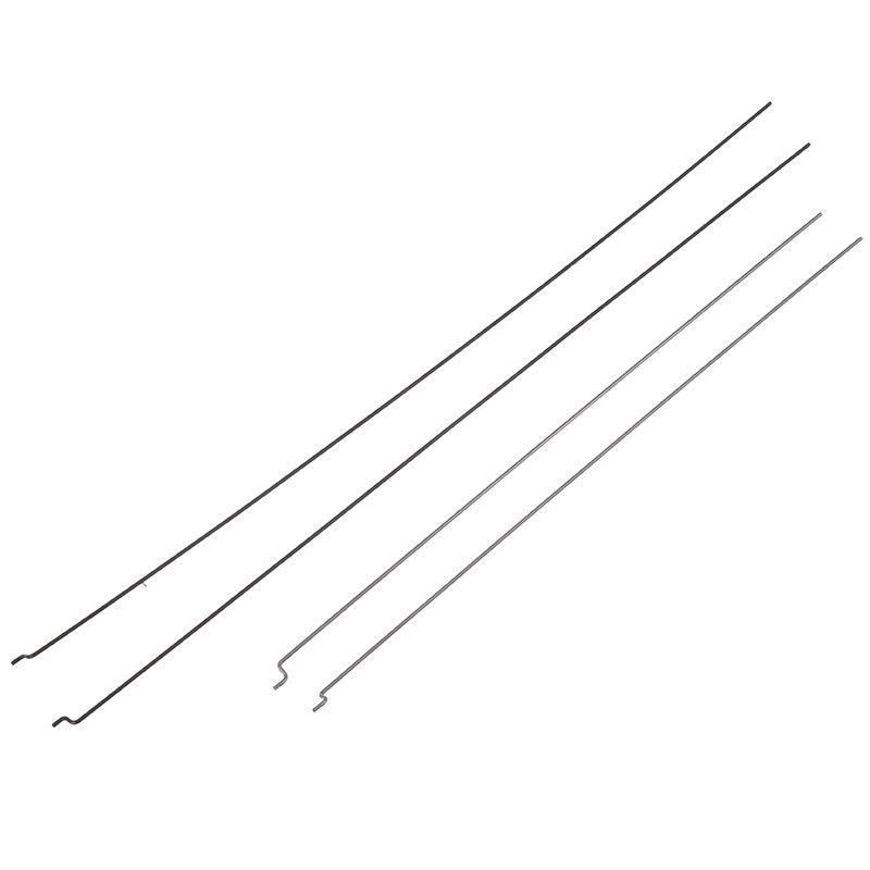 10Pcs Z Type D1.2Mm Steel Wire Push Pull Rod Pushrod For Rc Aircraft Airplane