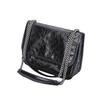 Womens Vintage-Style Satchel Bag With Chain Strap PU Leather Crossbody Large Capacity Daily Use