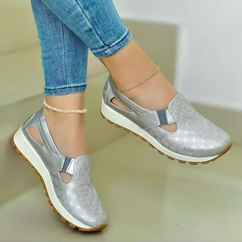 

Women Casual Sneakers Fashion Spring Autumn Sequin Sneakers Women Shallow Platform Large Size Vulcanize Shoes 35EU/CN36 серебряный