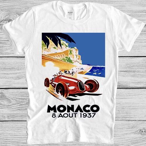 Monaco Grand Prix Race 1937 Auto Racing Meme Joke Funny Gift Tee T Shirt 2180