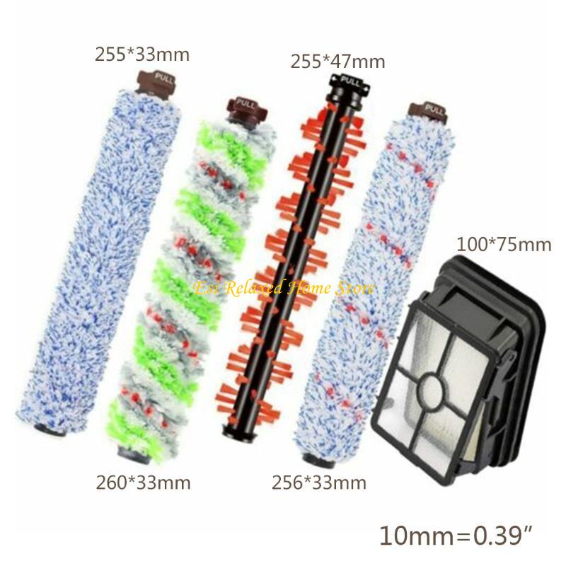 B46E Main Brush Roller & Hepa Filter For Bissell Crosswave1866 1868 1926 1785Q 1785F 1785B Hot Suitable 1608022