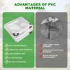 Prelată PVC Transparentă 250 g/m², Prelată PVC Transparentă Impermeabilă Rezistentă