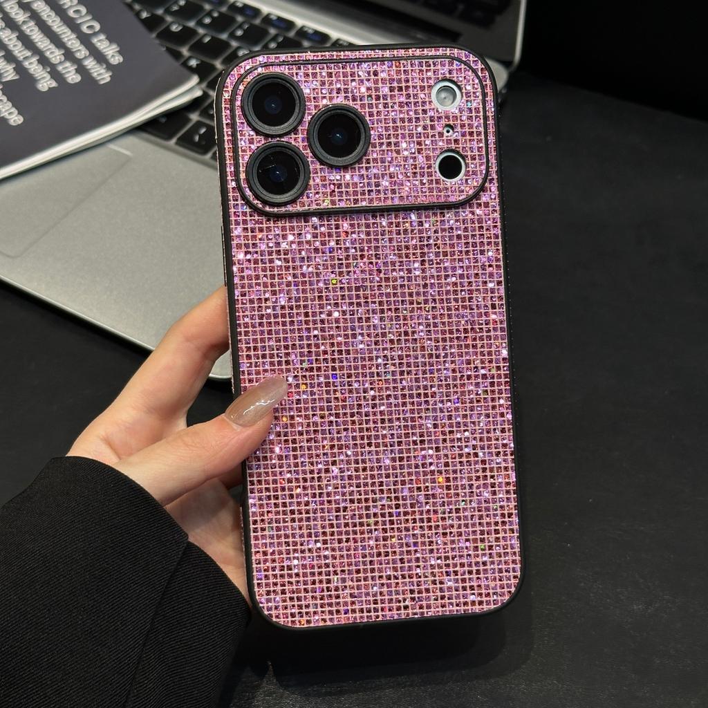 Luxury Acrylic Diamond Applies To Apple 17 Mobile Phone Case iPhone16promax Glitter 15 All-inclusive 14 Protective Case