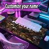 Custom Name Personalized Five Nights At Freddy's Pattern Mousepad, Laptop PC Desk Mat, Decorative Desk Mat for Home Keyboard Pad Gift