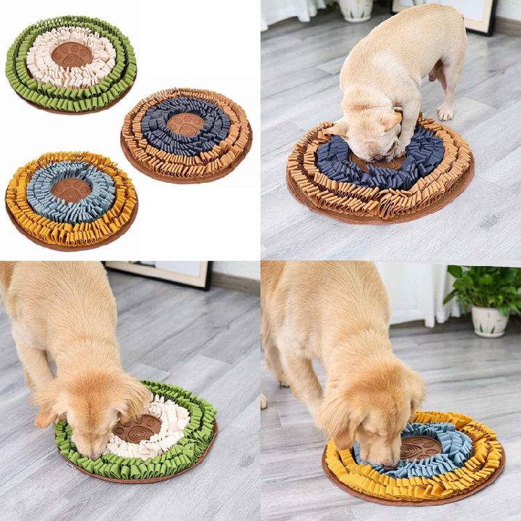 Dog Snuffle Mat Interactive Puzzle Feeder Toys for Rabbit Puppy 19 x 19 Inches