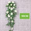 Hanging Artificial Silk Morning Glory Imitation Flower Vine Wedding Garden Decor Fake Plant Vibrantly Color Flower Wall Decor