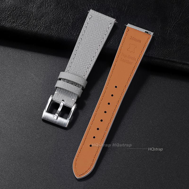 Quality Calfskin Leather Watch Bands Quick Release Leather Watch Straps 18mm 20mm 22mm Strap Wristwatches Watch Accessories