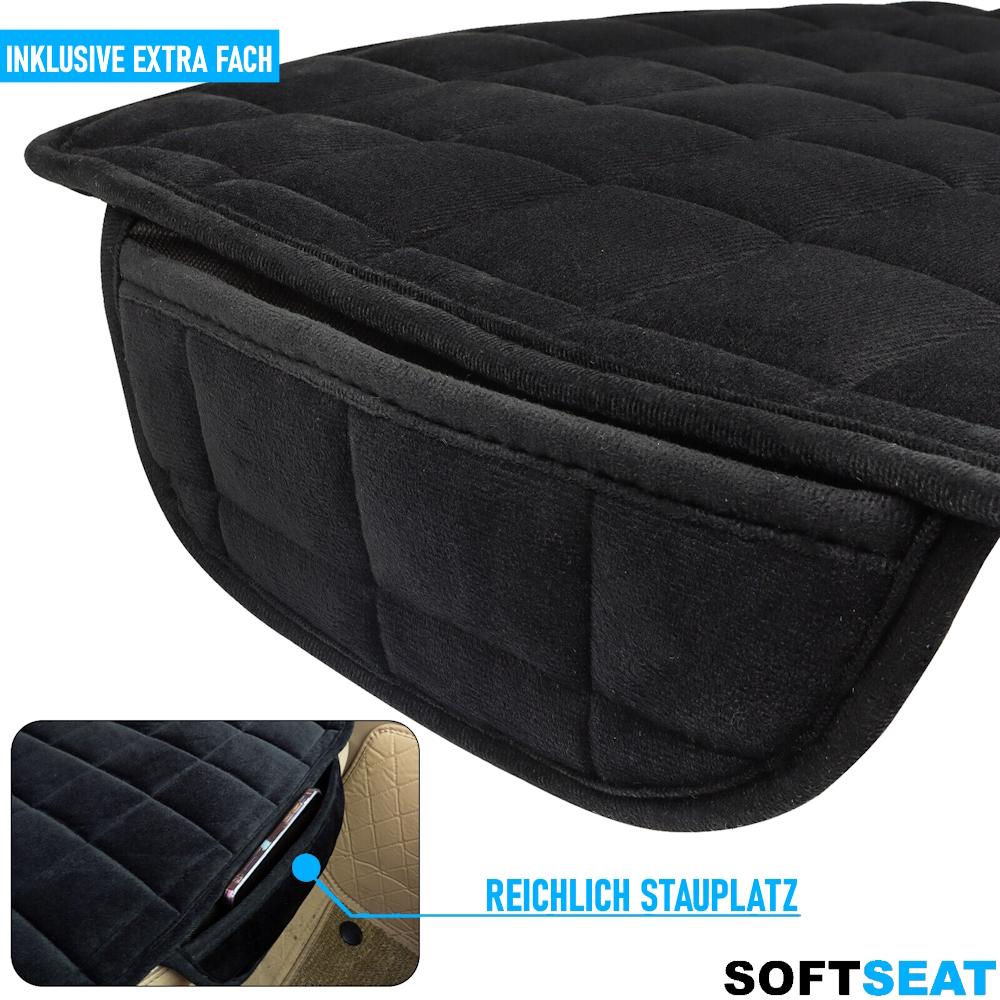 SOFTSEAT Podsedák do auta Sedák Protiskluzový Polštář do auta Kapsa Paměťová pěna