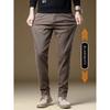 2024 Neue Herbst- und Winter Herren Casual Lockere Straight Leg Hose Trendmarke mit Plüsch Leichter Luxus Lange Hosen