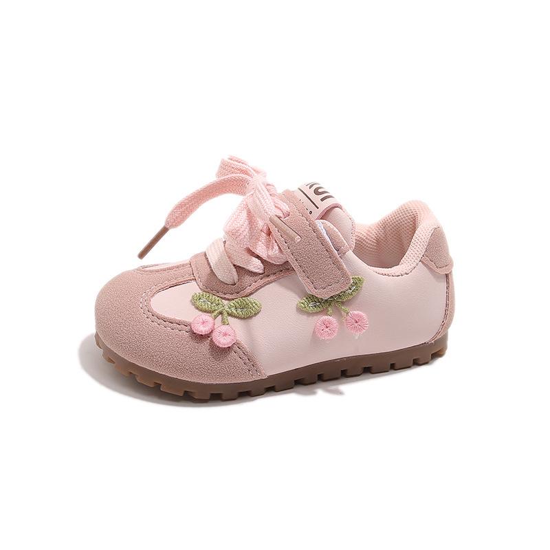 Girls' Flower Ballet Sports Shoes - Spring/Autumn 2025 Collection | Soft Sole Casual Training Shoes for Children