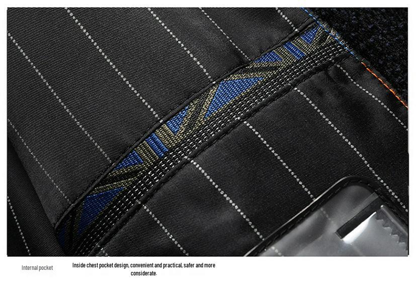 Mid-aged Men's Corduroy Stand Collar Jacket - Spring & Autumn Casual Outerwear