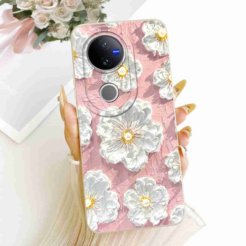 For VIVO V50 5G Case Luxury Silicone Shockproof VIVOV50 5G V2427 Casing Colorful Cartoon Soft Protective Shell Cell Phone Case