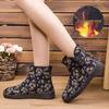 Women's Winter Ethnic-Style Fleece-Lined Non-Slip Snow Boots